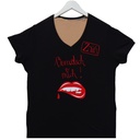 T-Shirt "Vernatsch mich!" V-Ausschnitt